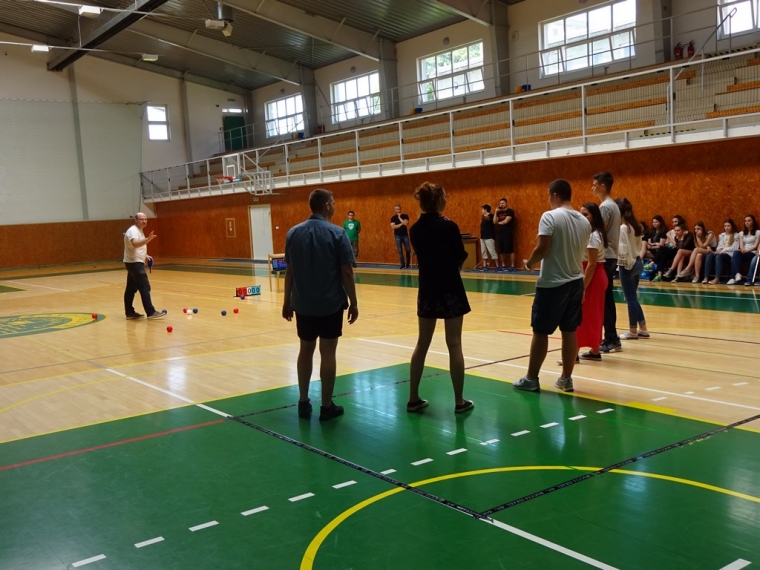 Prezent&aacute;cia hry boccia v Michalovciach